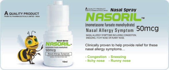 Taj Drug Nasori Nasal Spray banner