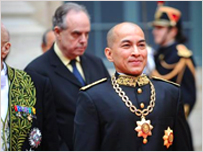 Cambodian King Norodom Sihamoni