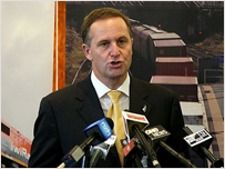 New Zealand Prime Minister John Key